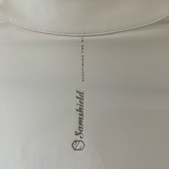 Samshield Lana Women's White Long Sleeve Riding/ Competition Shirt NEW with tags - Picture 6 of 8